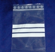 Túi Zipper 3 viền trắng